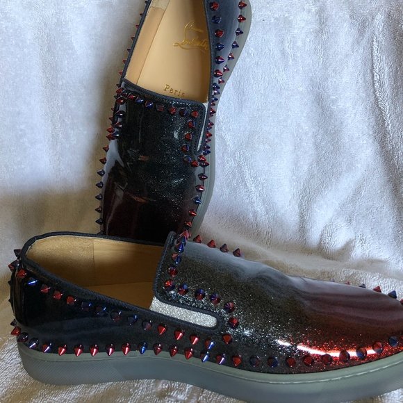 Christian Louboutin PIK BOAT Stud Loafer ,NWOT , EU 41 - Picture 7 of 16